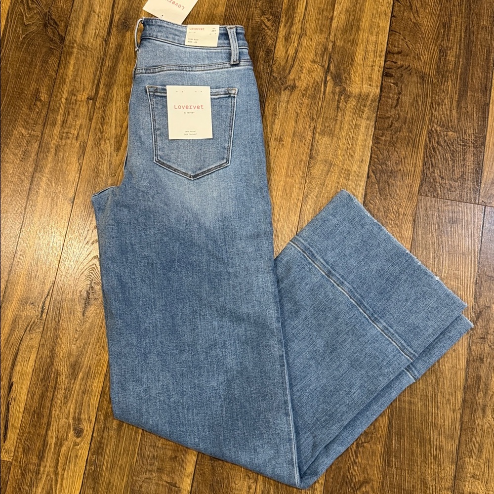 Lovevet Women’s Straight Leg Jeans - Light Blue